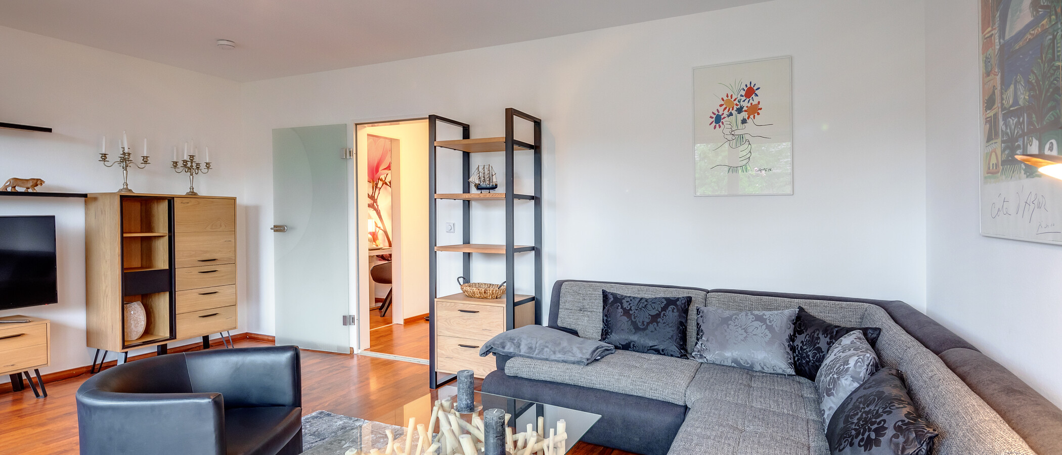 apartamento München Obermenzing 03 sala de estar 11911