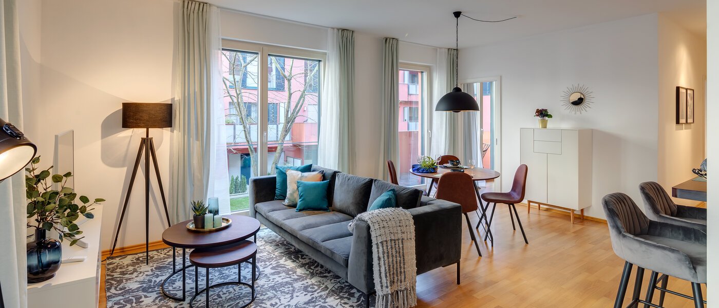 apartamento München Schwabing (rechts der Leopoldstraße) 01 zona de día  11920