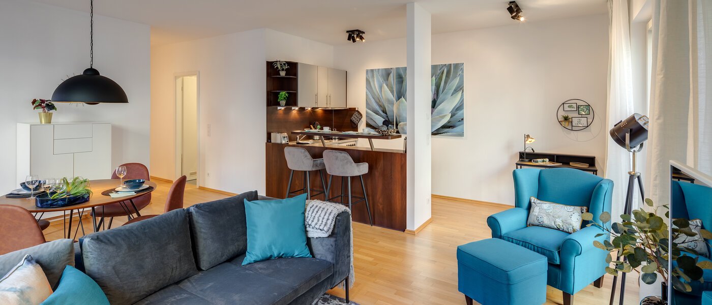 apartamento München Schwabing (rechts der Leopoldstraße) 02 zona de día  11920