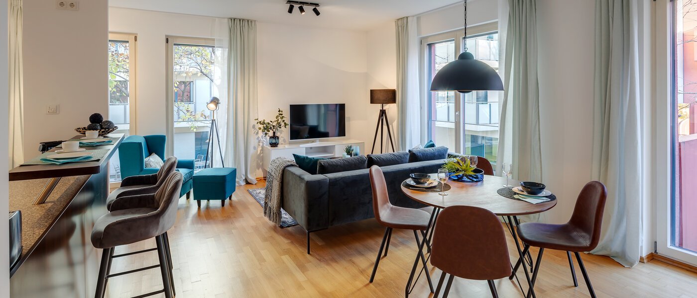 apartamento München Schwabing (rechts der Leopoldstraße) 03 zona de día  11920