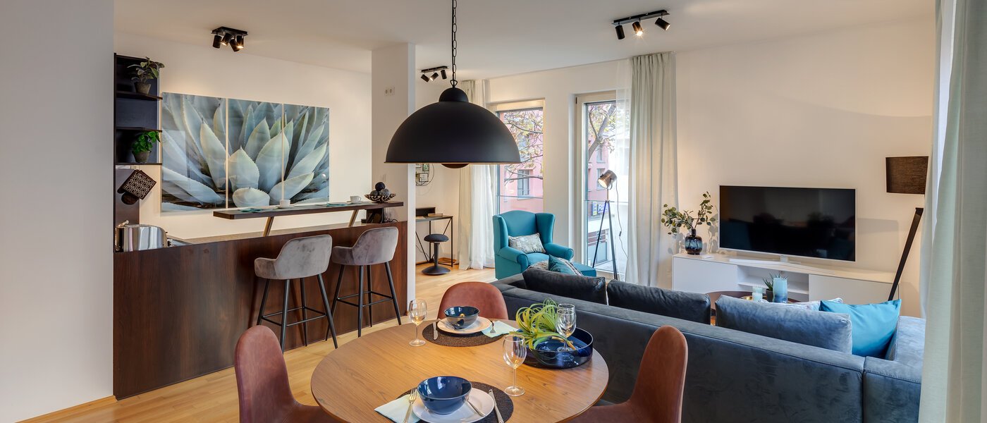 apartamento München Schwabing (rechts der Leopoldstraße) 04 zona de día  11920