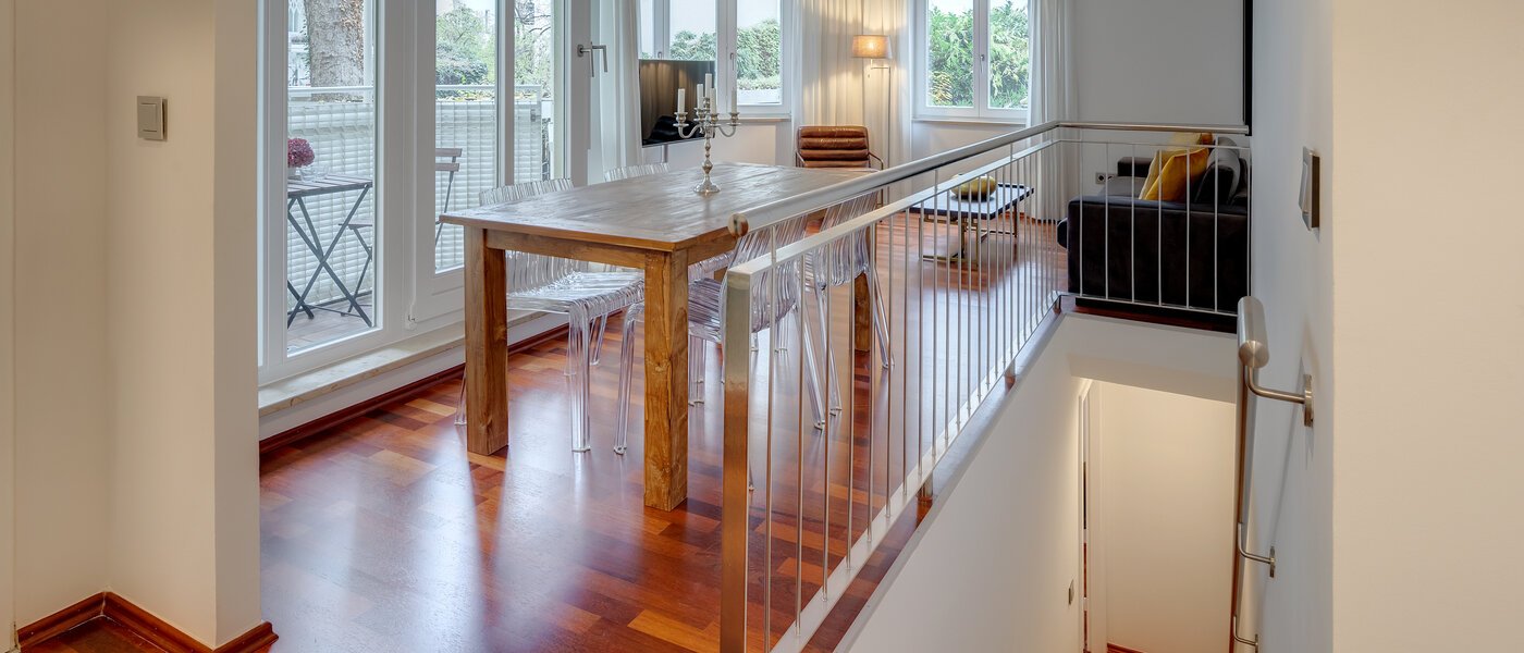 dúplex München Schwabing-West (rund um den Hohenzollernplatz) 05 zona de día  11944