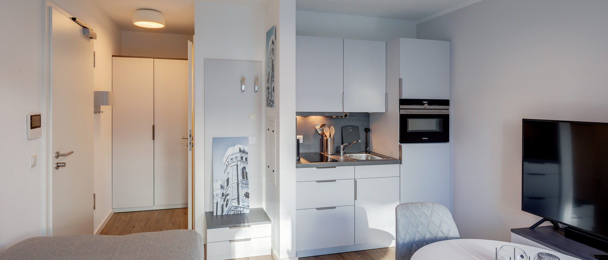 apartamento München Milbertshofen 04 zona de día  11962