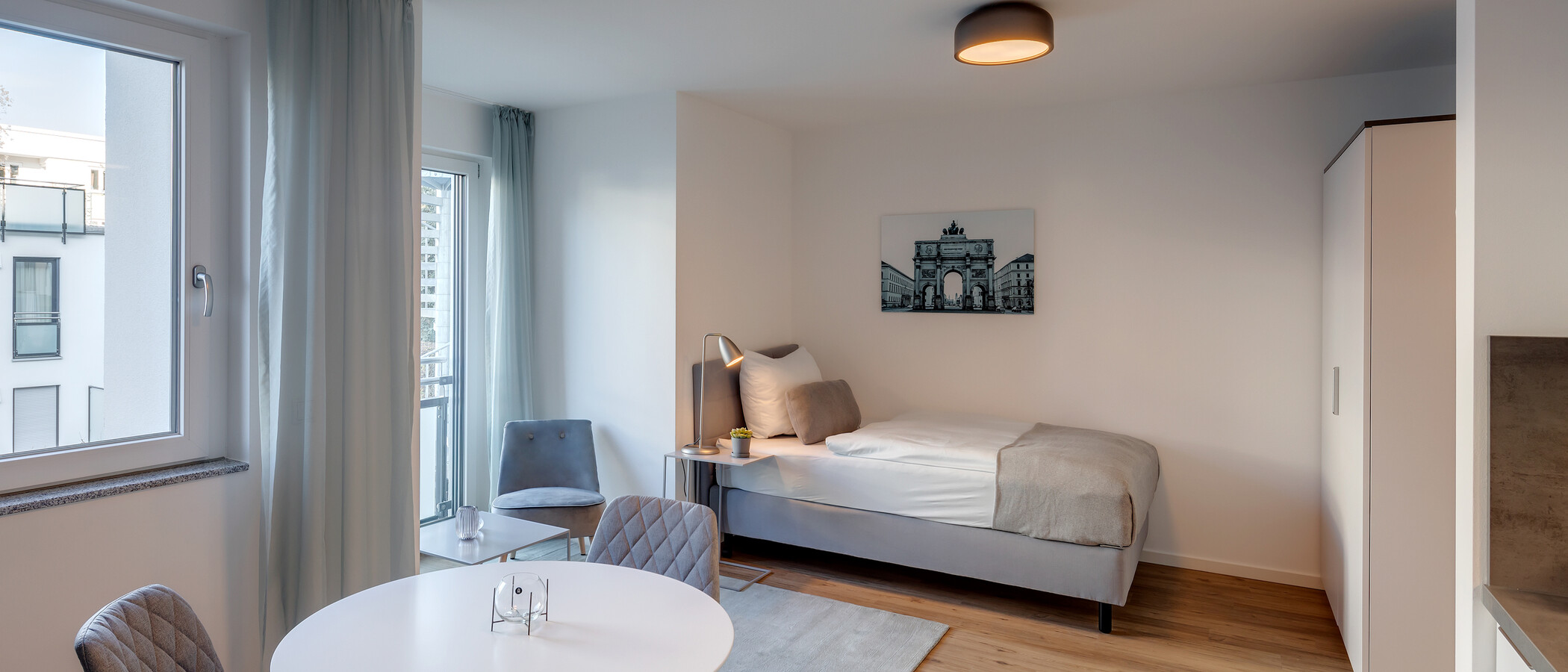 apartamento München Milbertshofen 01 zona de día  11966