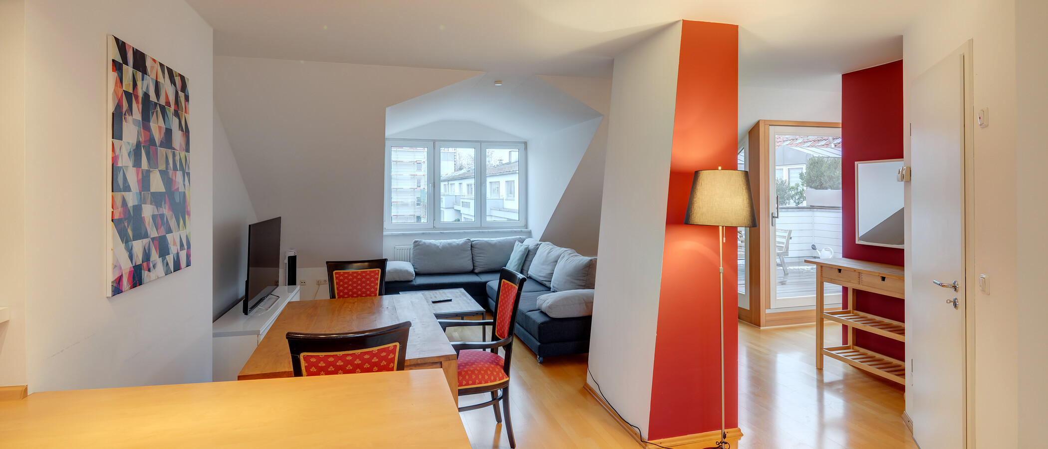 apartamento München Milbertshofen 01 zona de día  11984