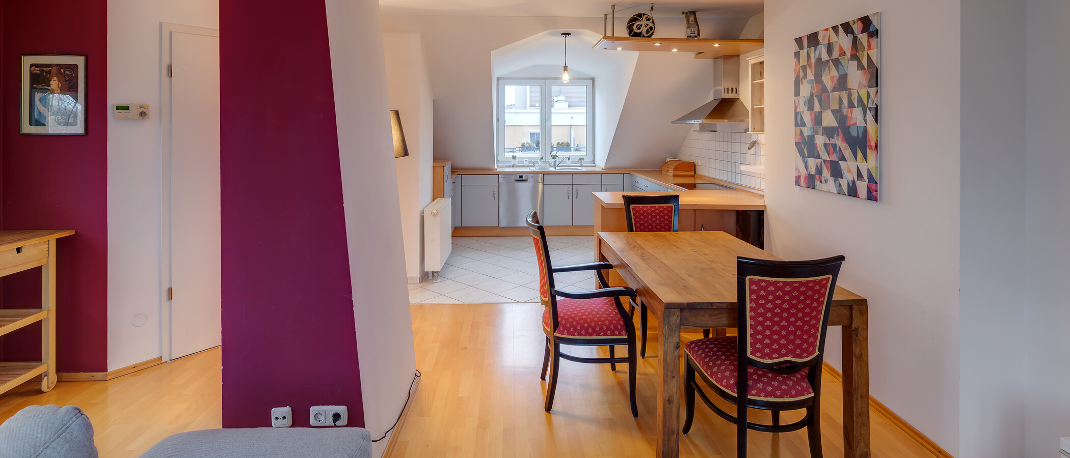 apartamento München Milbertshofen 04 zona de día  11984