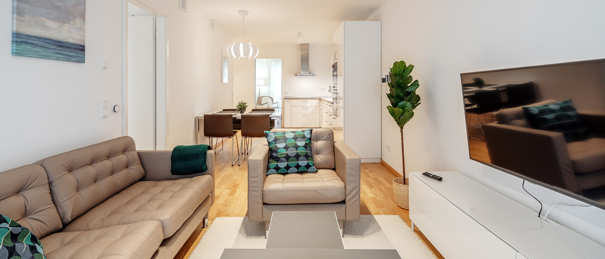 apartamento München Maxvorstadt 01 zona de día  12025