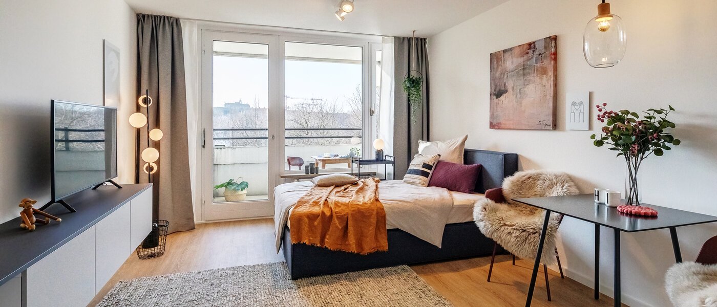 apartamento München Haidhausen 01 zona de día  12031