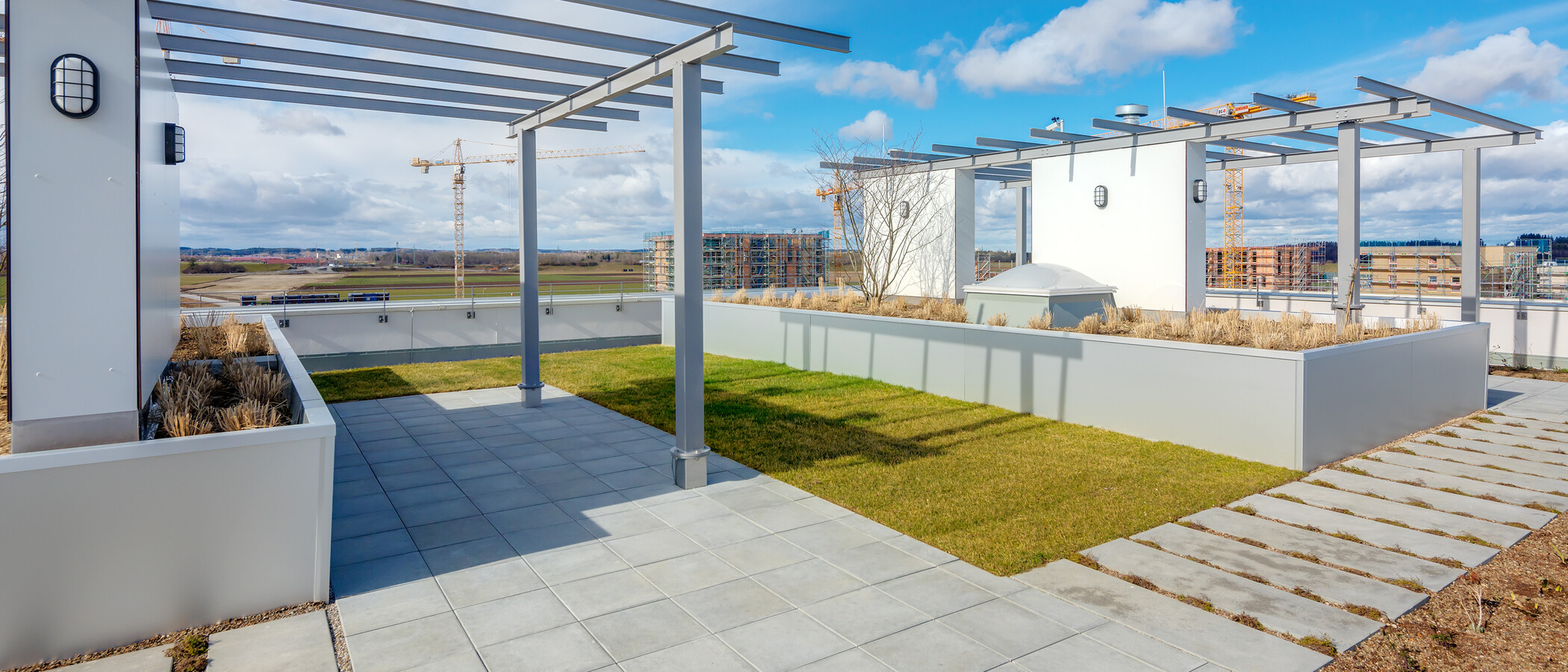 apartamento München Aubing 02 patio común 12136