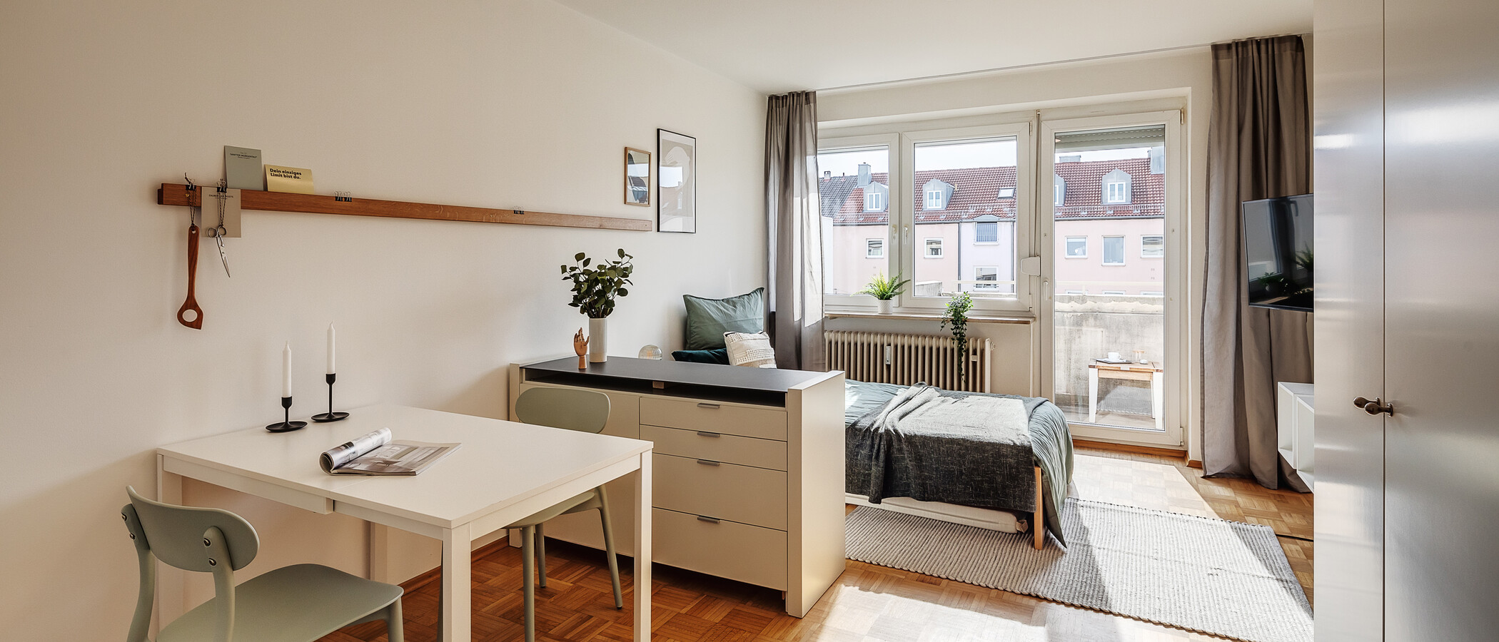 apartamento München Obergiesing 01 zona de día  12198