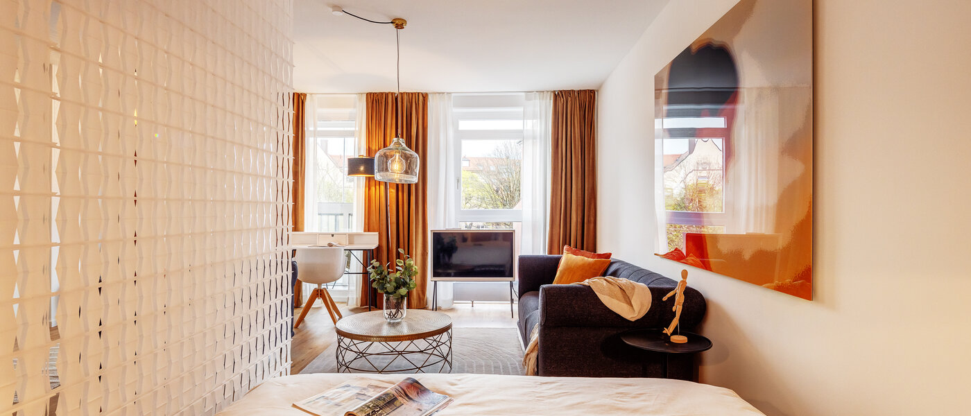 ático München Lehel 02 zona de dormir 12257