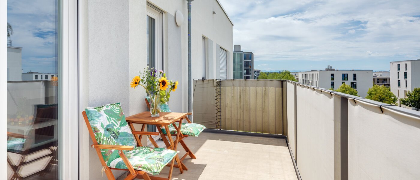 apartamento München Messestadt Riem 01 balcón 12258