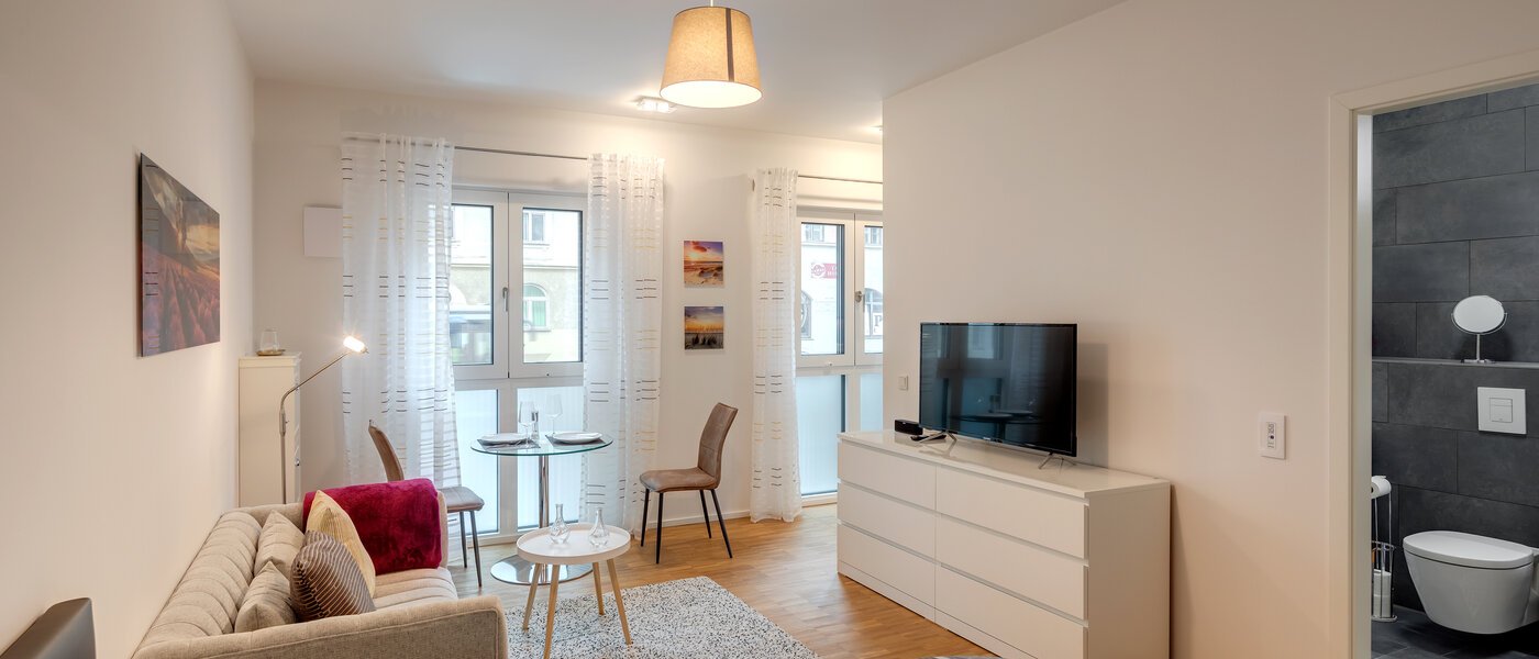 apartamento München Haidhausen 05 zona de día  12259