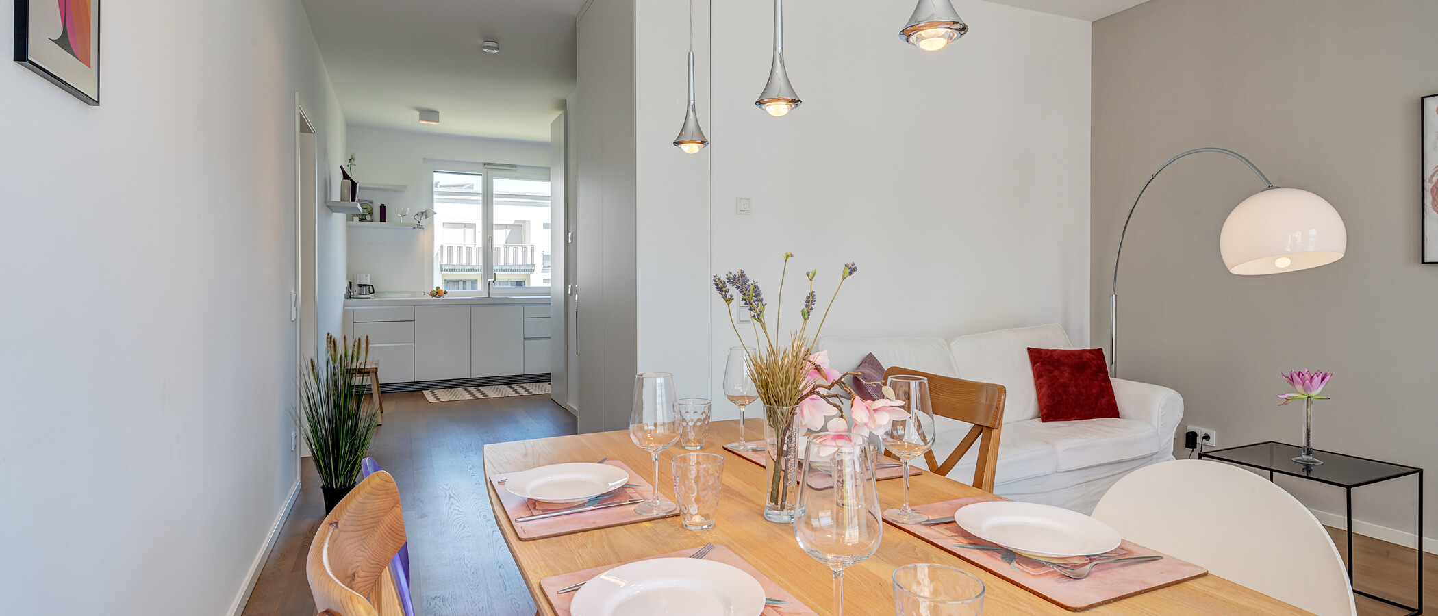apartamento München Schwabing-West 03 zona de día  12272