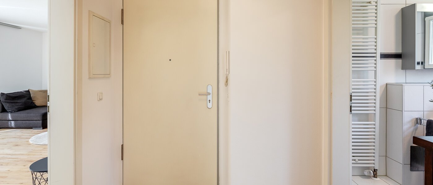 piso con jardín München Messestadt Riem 03 pasillo 12287