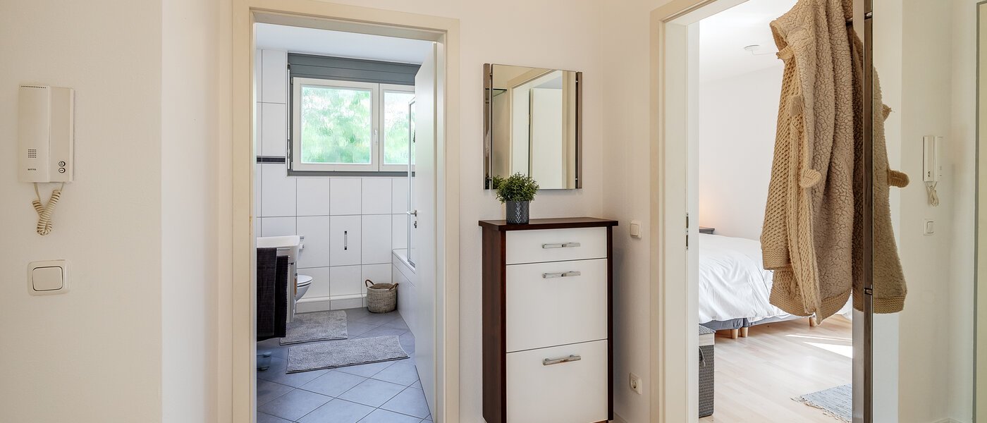 piso con jardín München Messestadt Riem 04 pasillo 12287