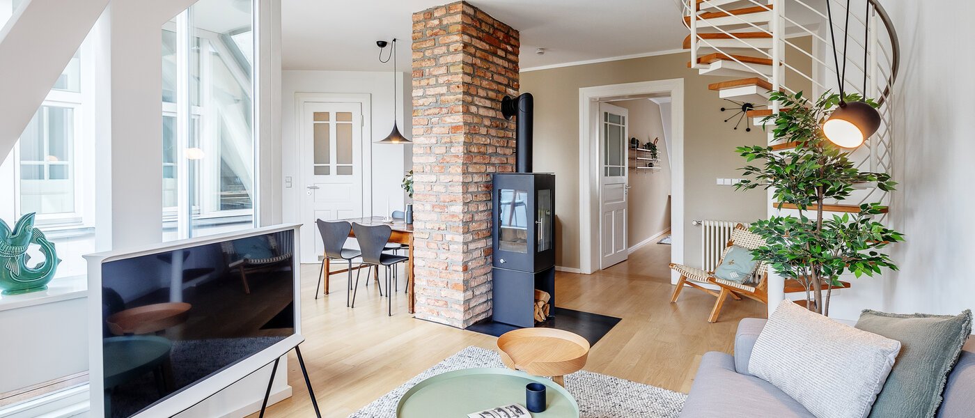 dúplex München Maxvorstadt 01 zona de día  12304