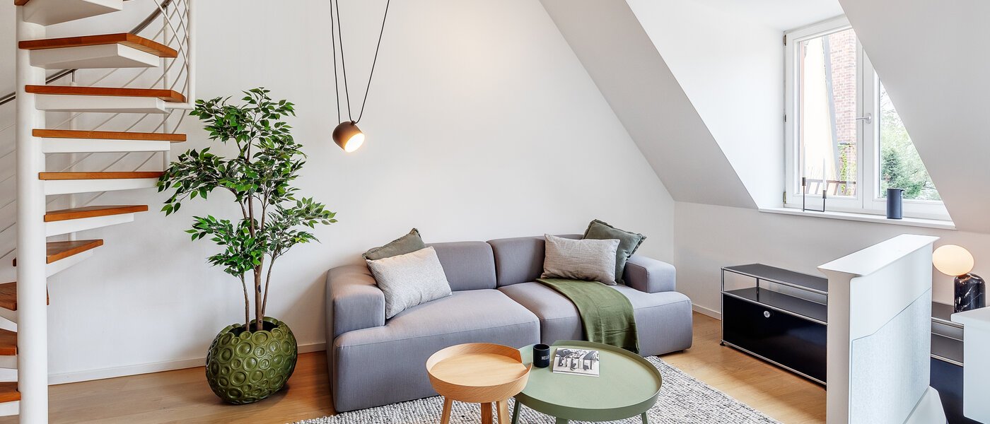 dúplex München Maxvorstadt 02 zona de día  12304