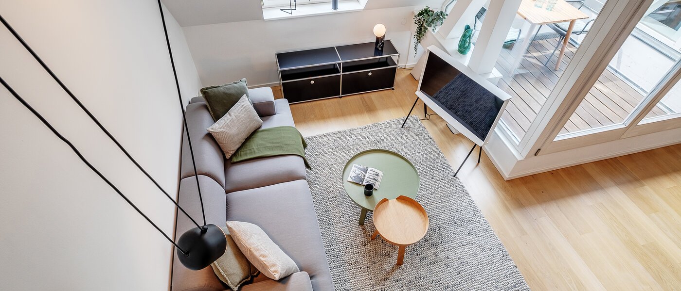 dúplex München Maxvorstadt 05 zona de día  12304