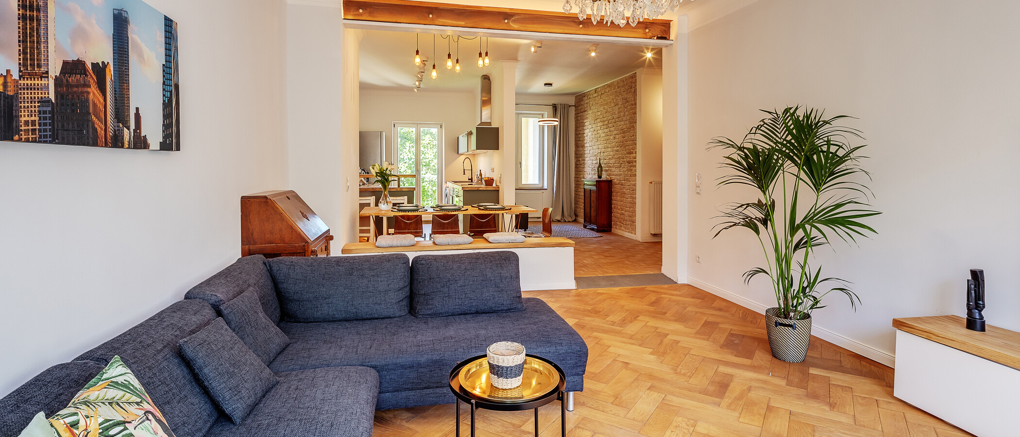 apartamento München Schwabing 01 zona de día  12306