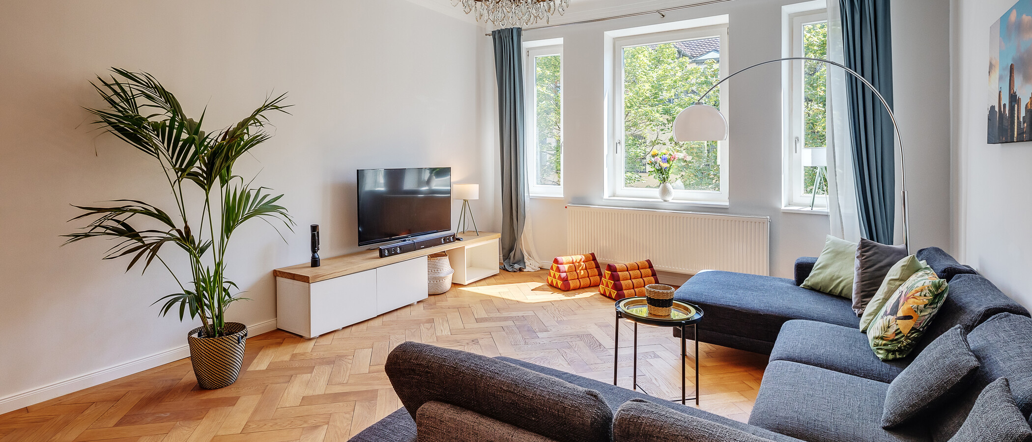 apartamento München Schwabing 03 zona de día  12306