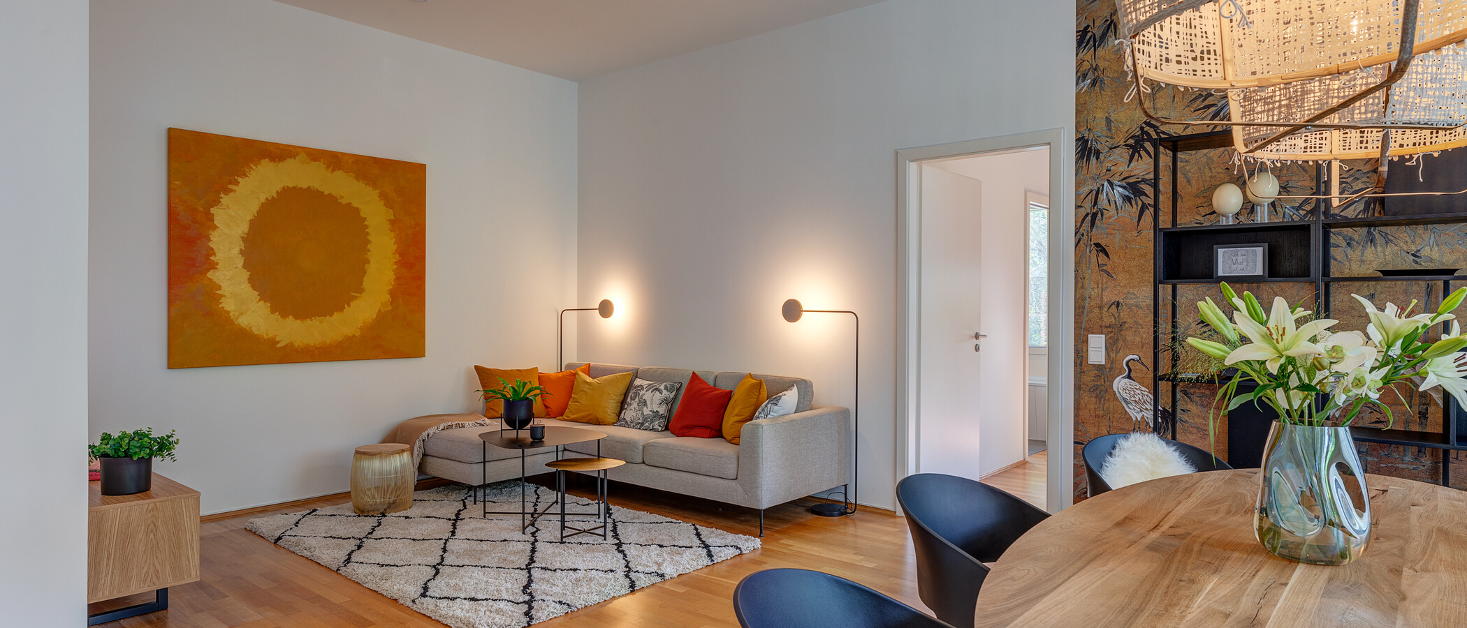 apartamento Unterföhring 02 zona de día  12308