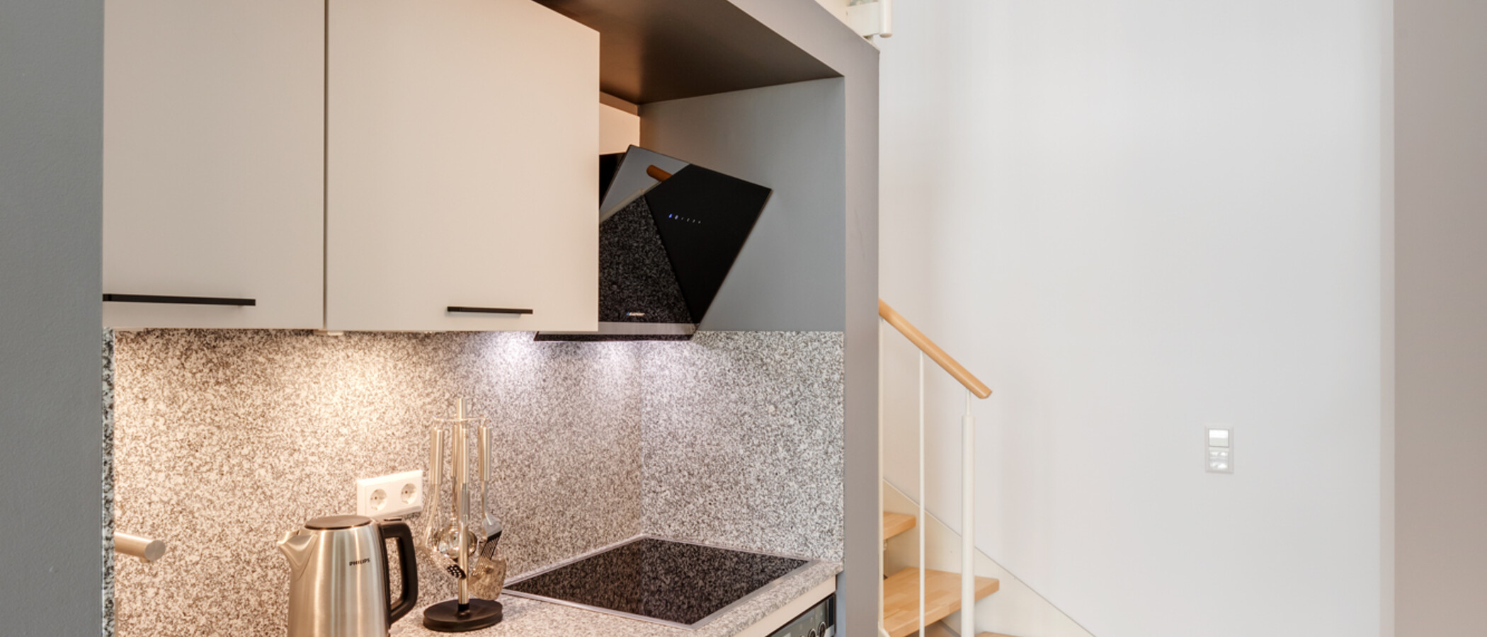 piso con galería München Ludwigsvorstadt 02 cocina 12314