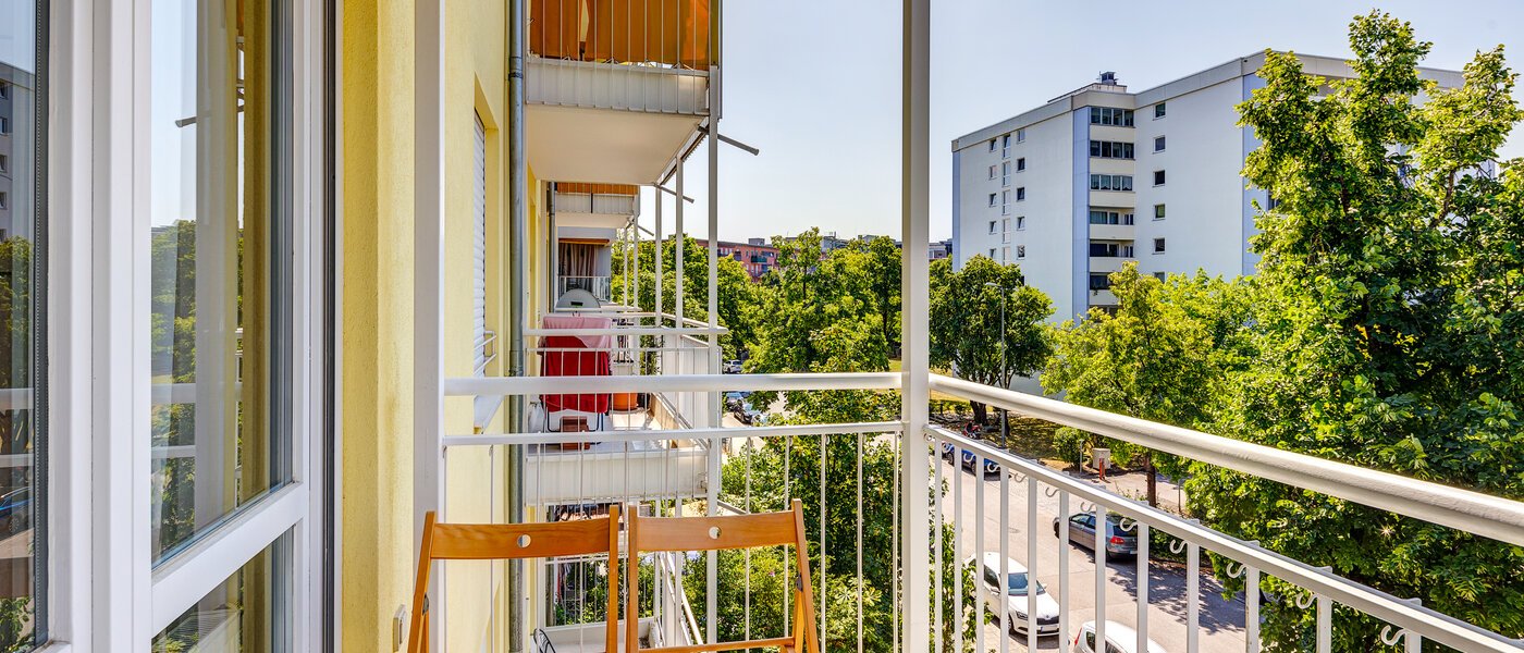 apartamento München Moosach 01 balcón 12317