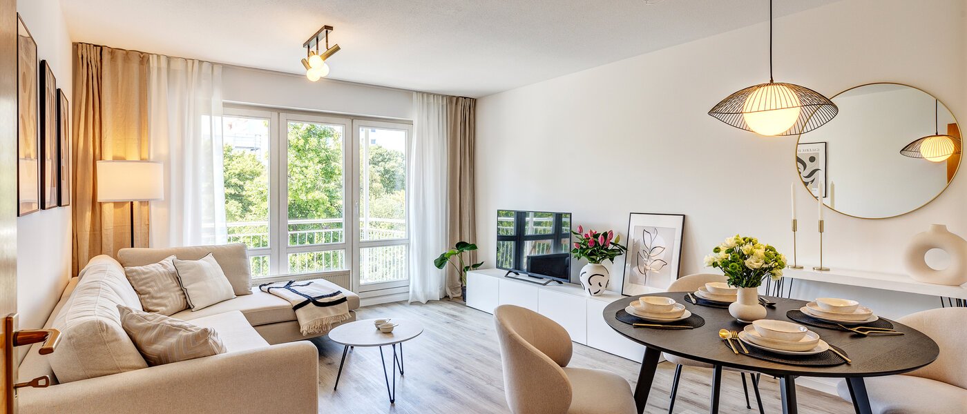 apartamento München Moosach 01 zona de día  12317