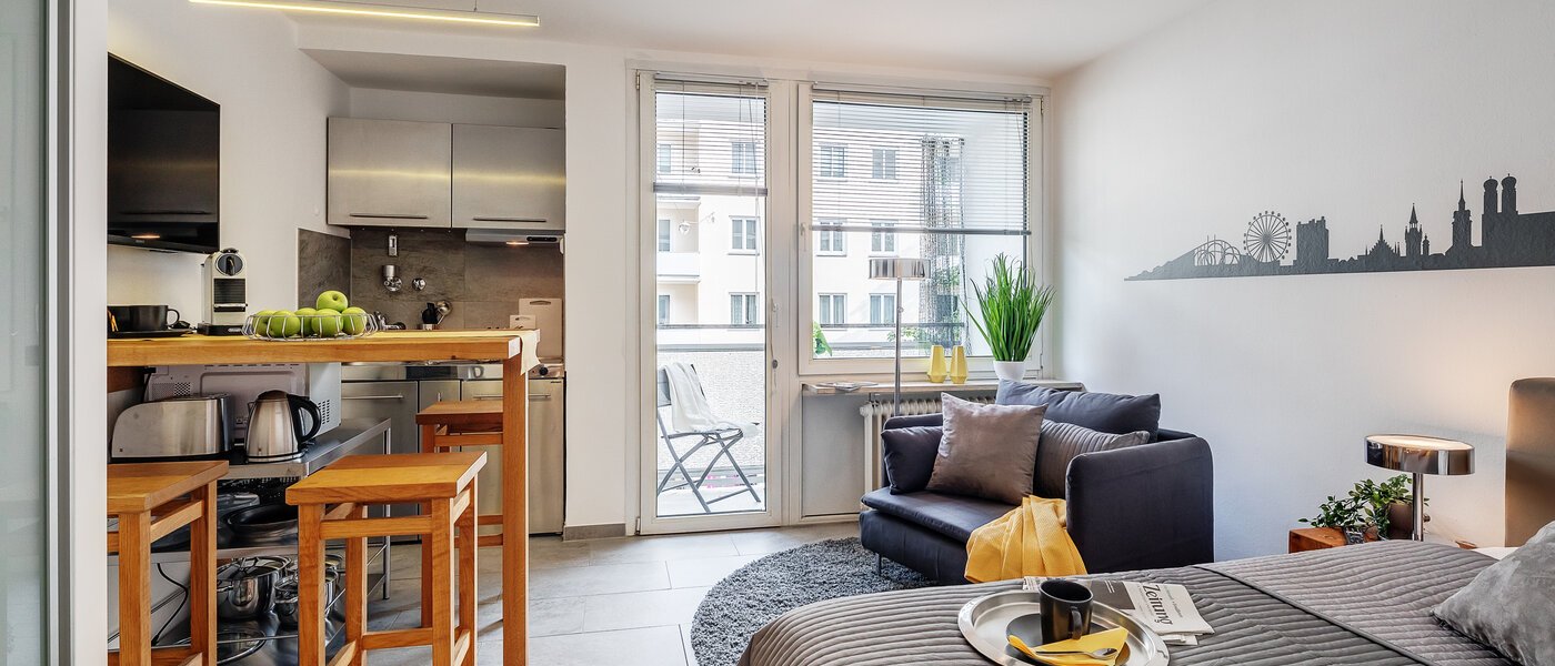 apartamento München Maxvorstadt 01 zona de día  12325