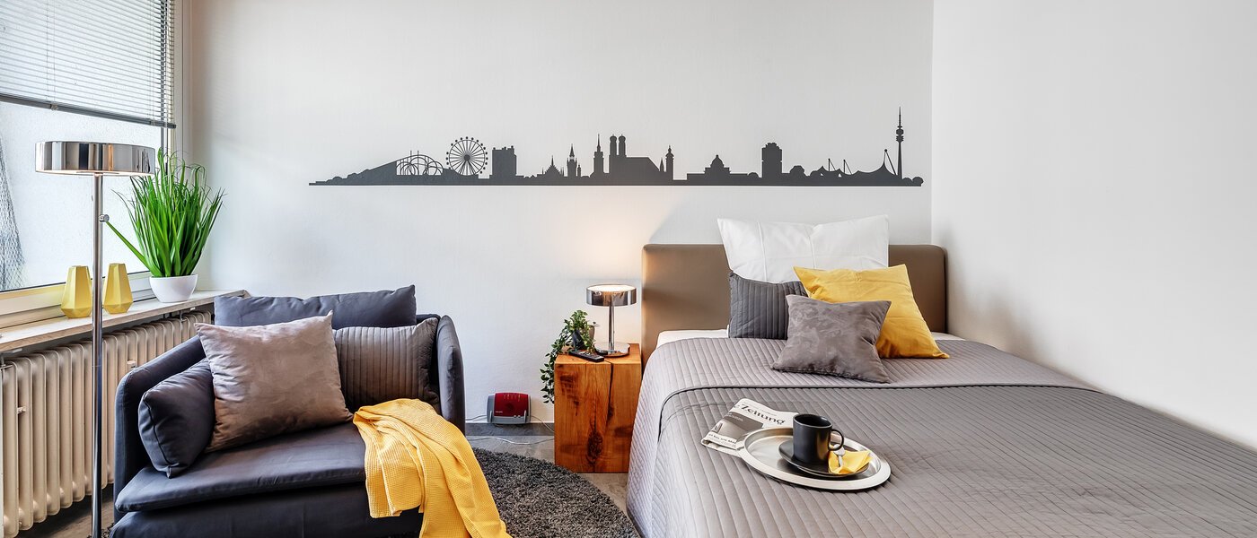 apartamento München Maxvorstadt 03 zona de día  12325