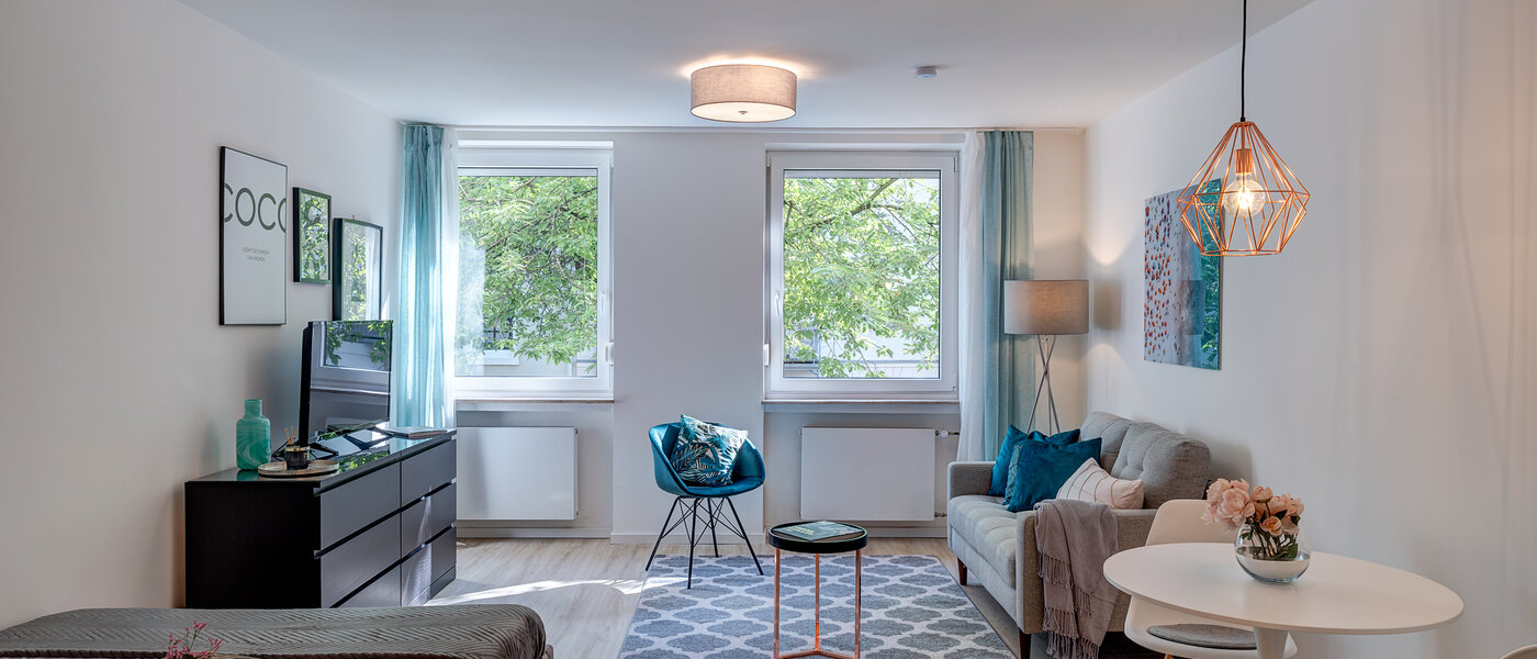 apartamento München Schwabing-West (rund um den Hohenzollernplatz) 01 zona de día  12352