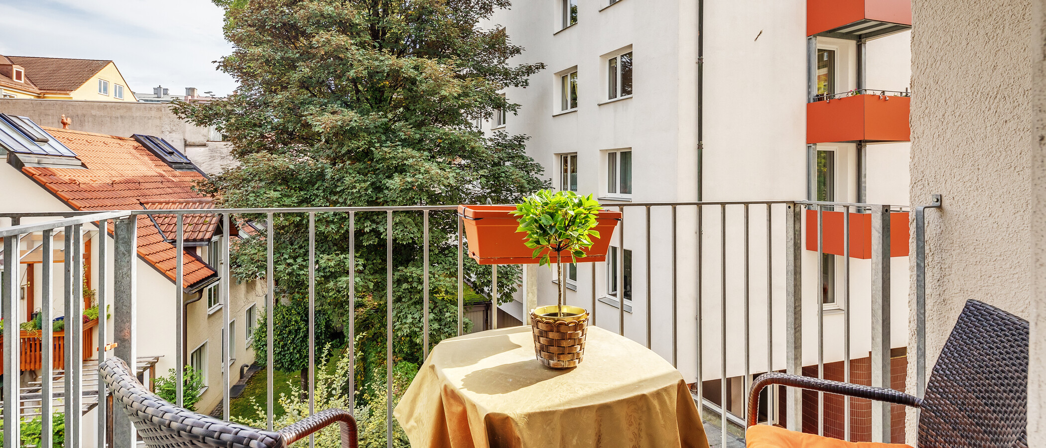 apartamento München Isarvorstadt 01 balcón 12369