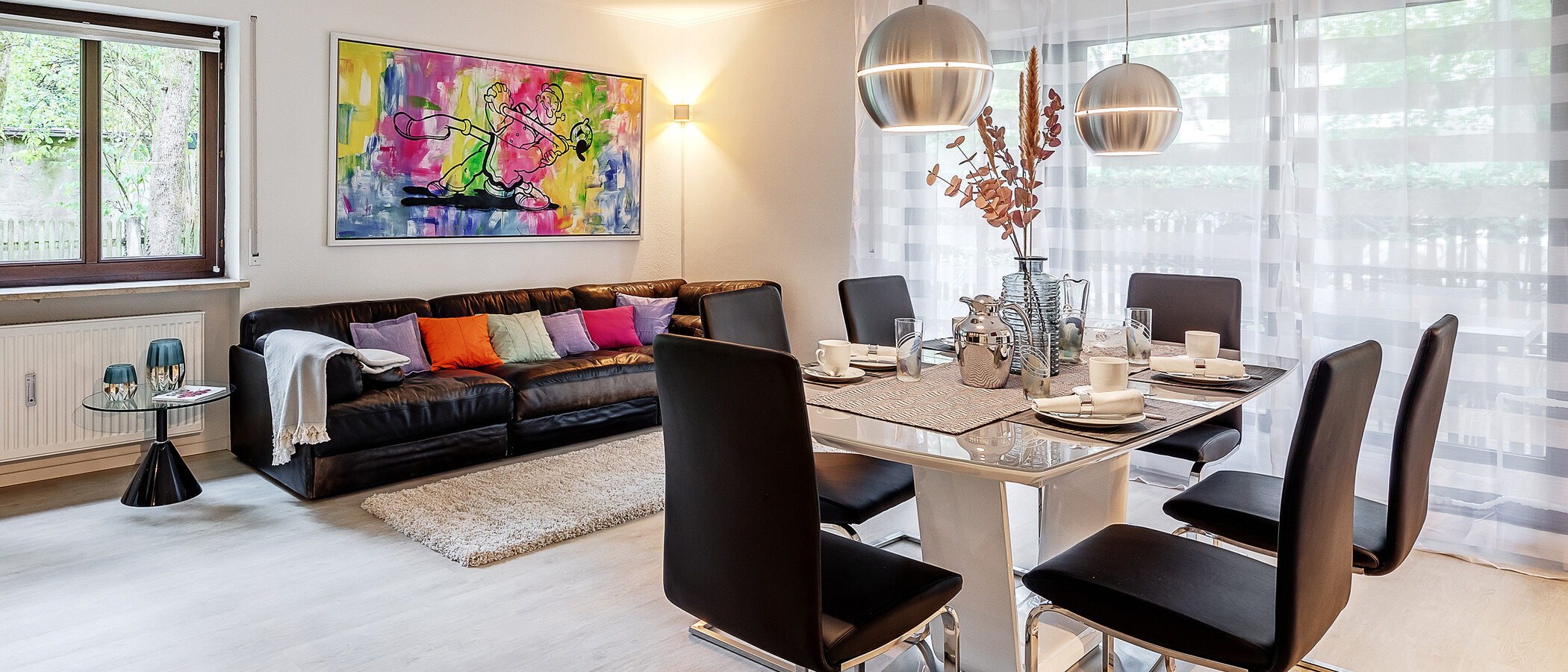 apartamento München Solln 01 zona de día  12371