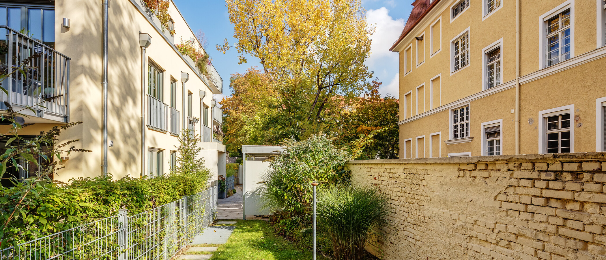 piso con jardín München Schwabing (rechts der Leopoldstraße) 02 patio  12380