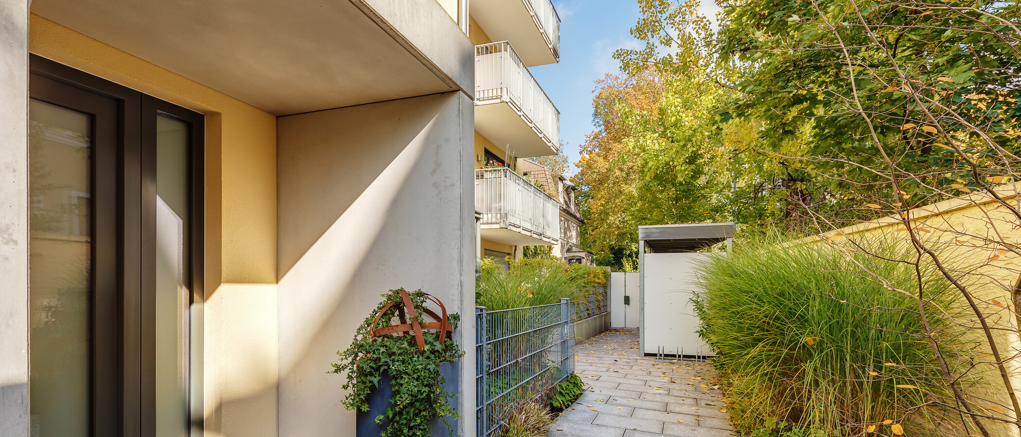 piso con jardín München Schwabing (rechts der Leopoldstraße) 03 patio  12380