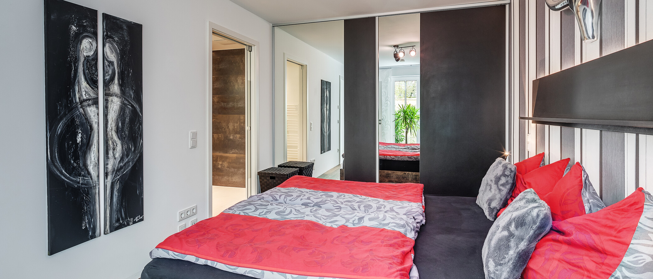 piso con jardín München Schwabing (rechts der Leopoldstraße) 04 dormitorio 12380