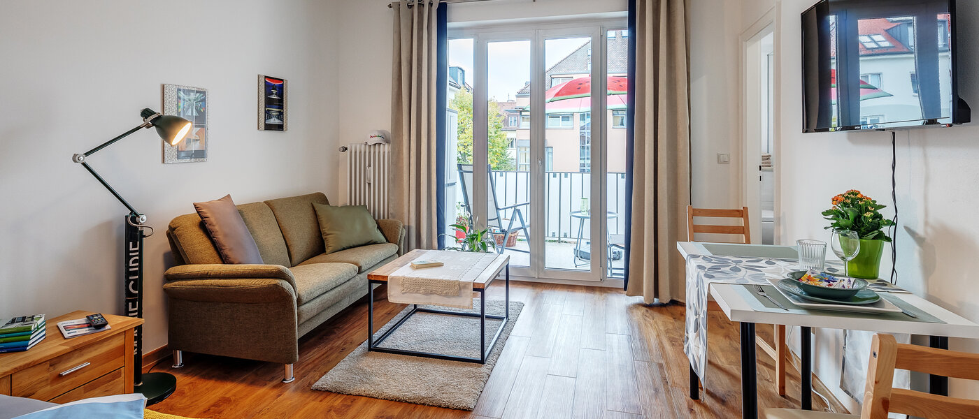 apartamento München Maxvorstadt 01 zona de día  12385