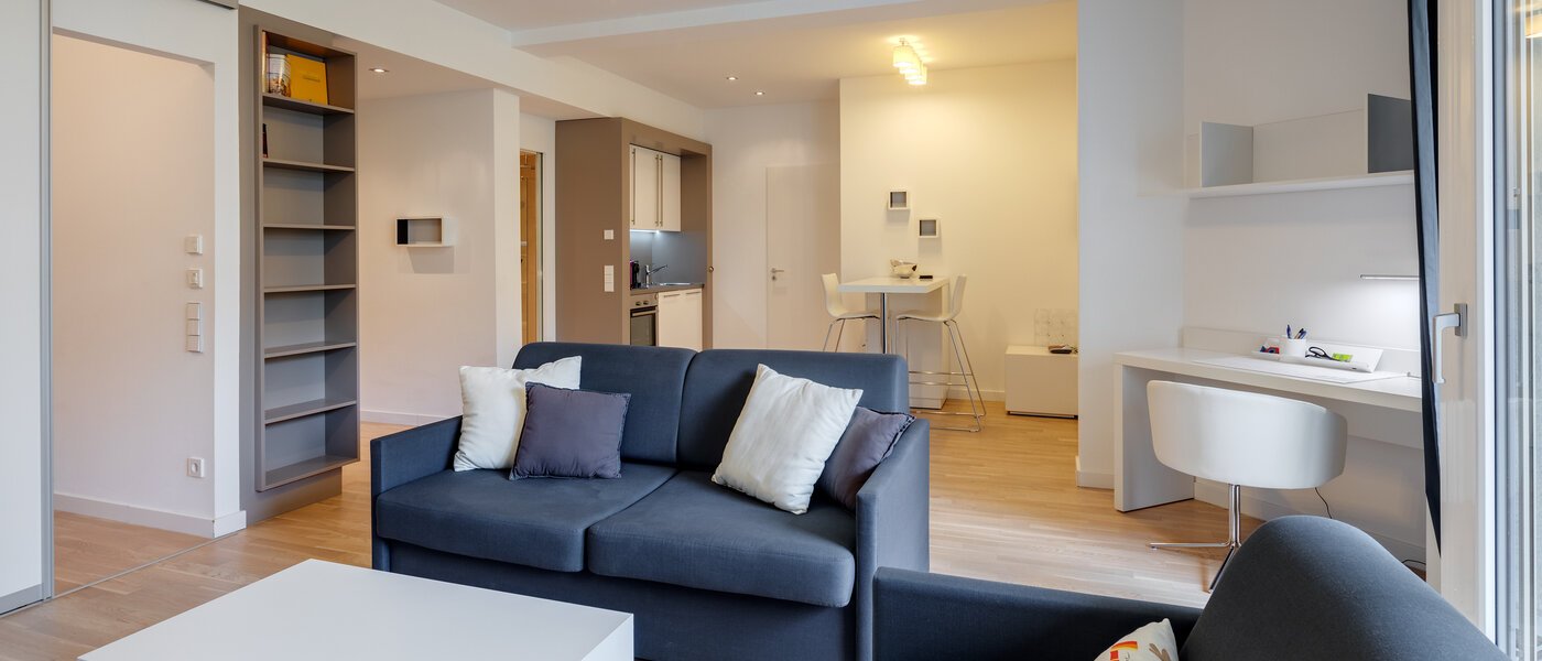 apartamento München Bogenhausen 02 zona de día  12389