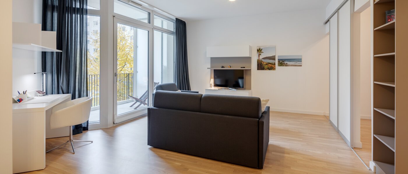 apartamento München Bogenhausen 05 zona de día  12389