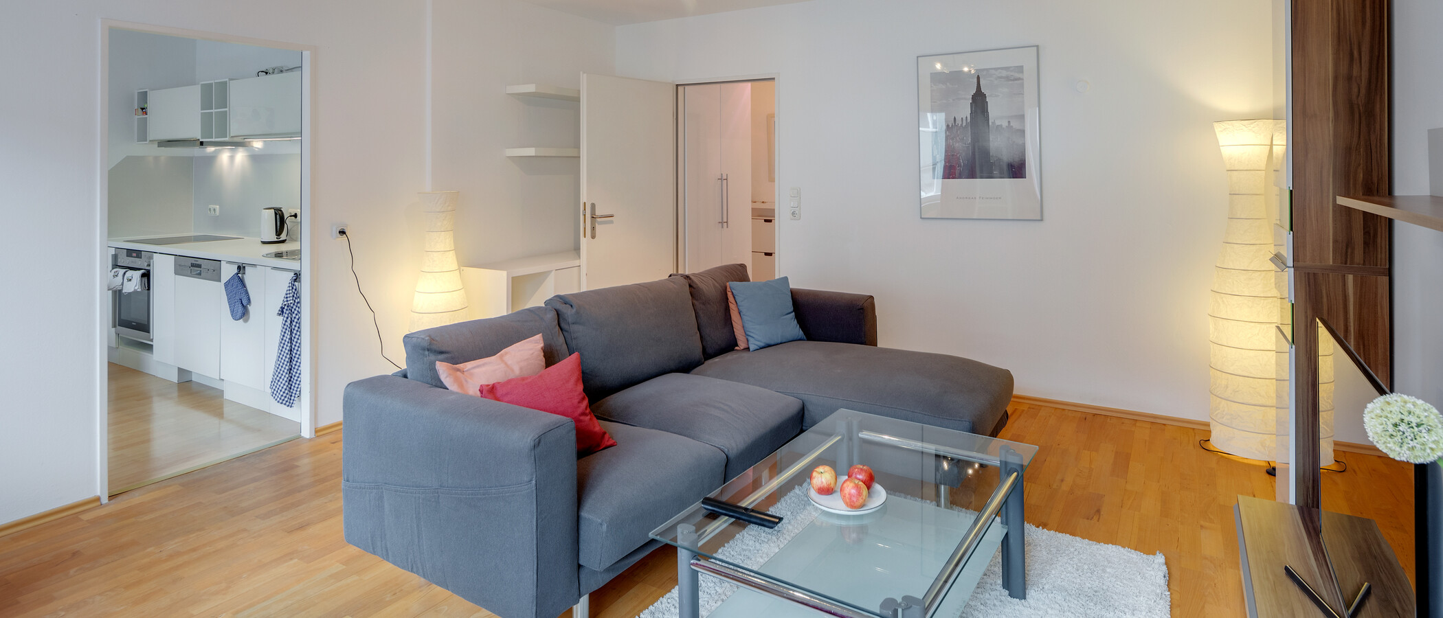 apartamento München Maxvorstadt 03 zona de día  12401