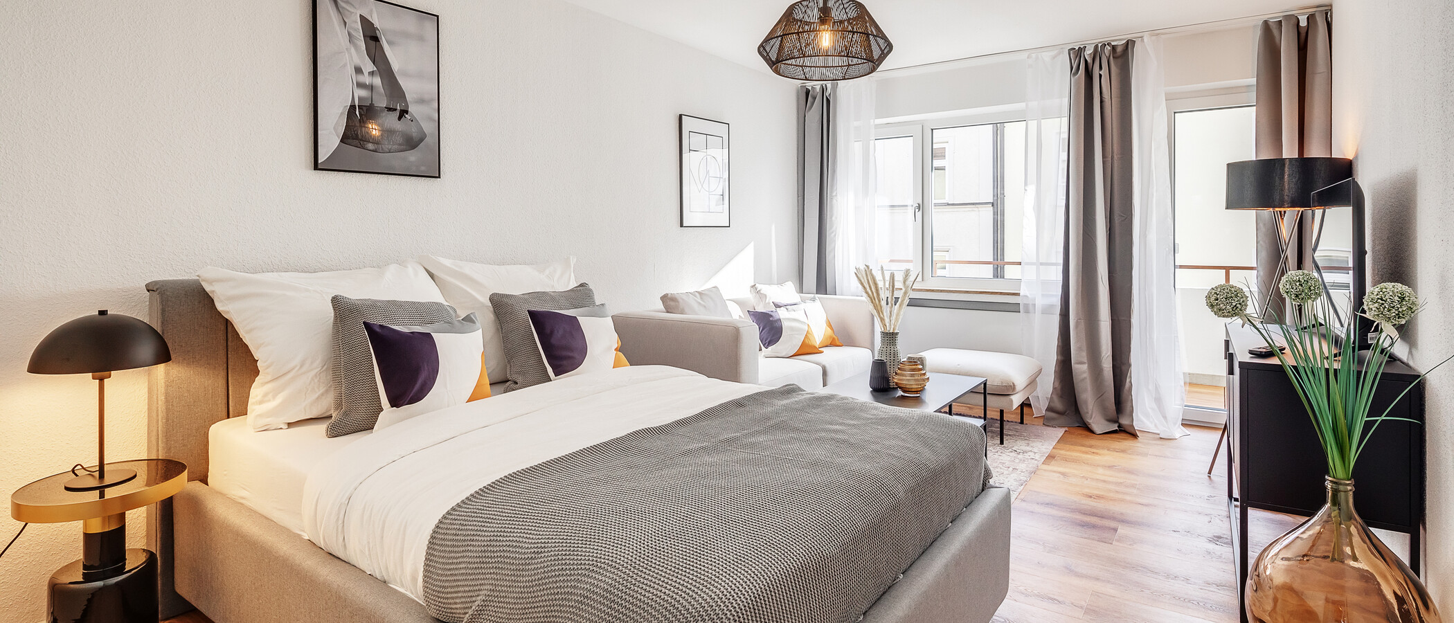 apartamento München Neuhausen 01 zona de día  12418