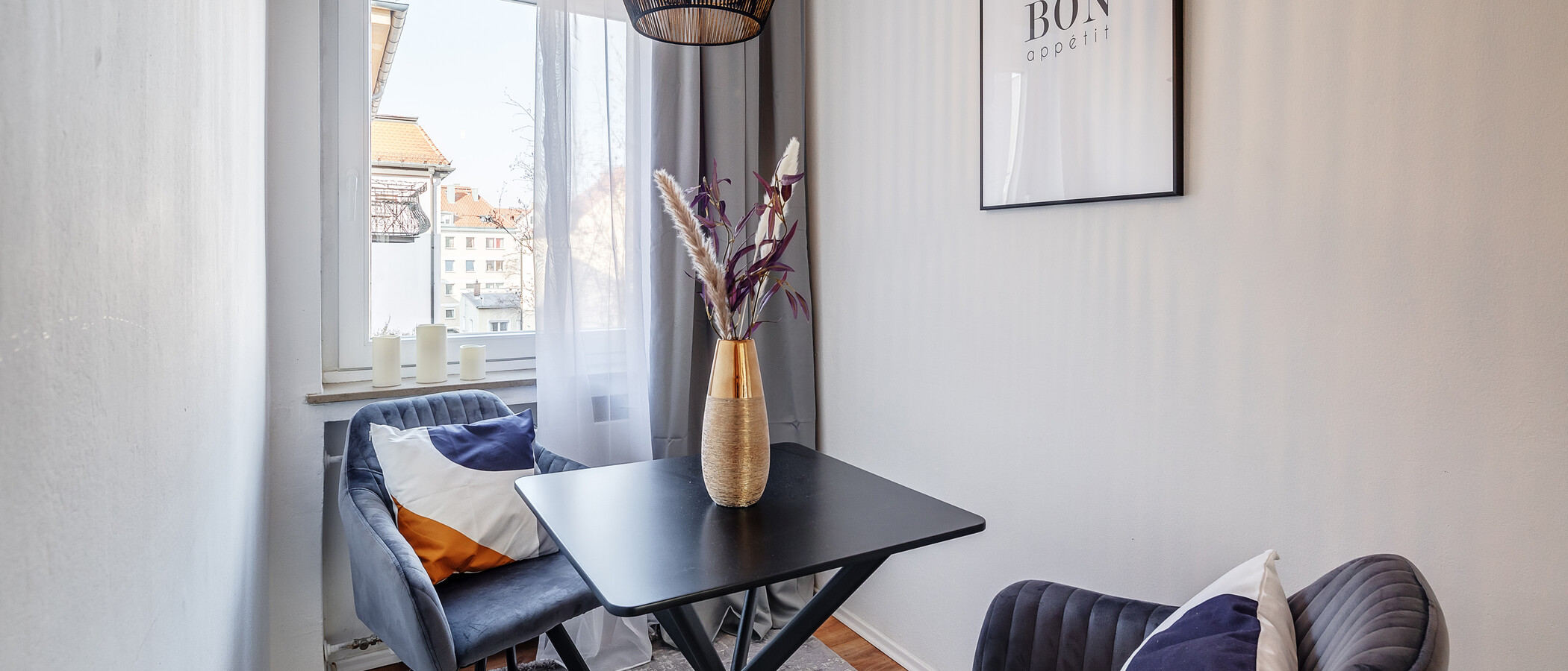 apartamento München Neuhausen 01 zona comedor 12418