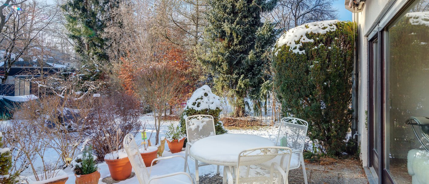 chalet adosado en esquina München Obersendling 01 terraza 12456