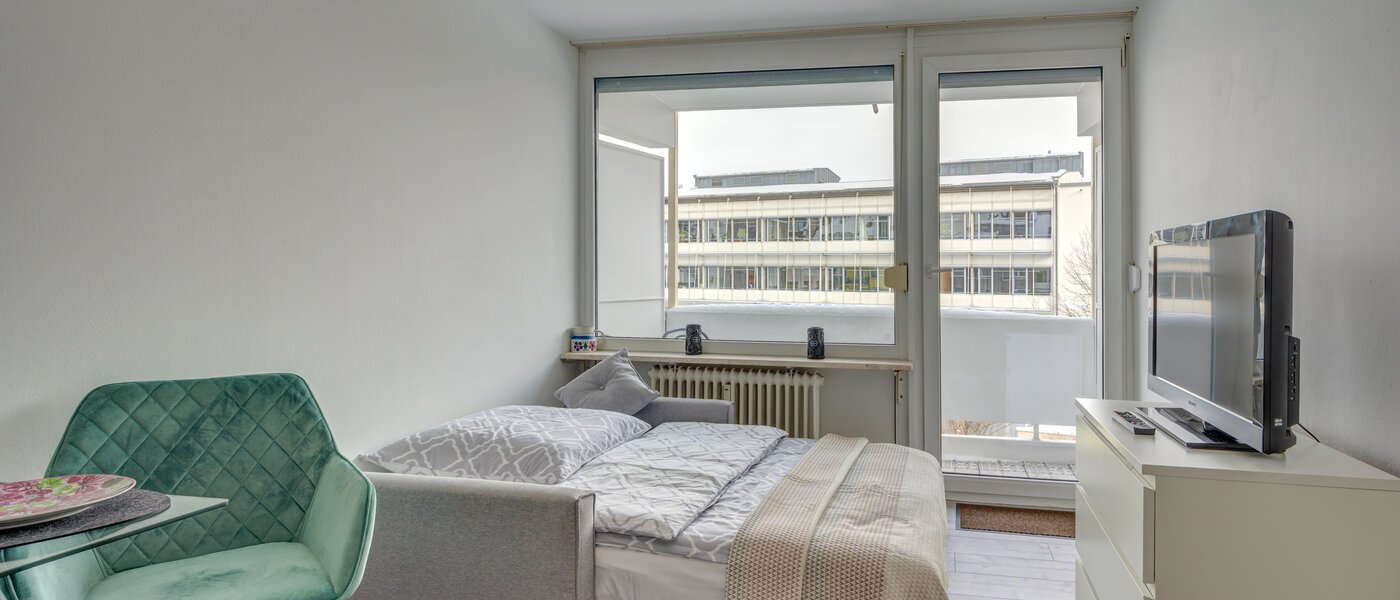 apartamento München Isarvorstadt 01 zona de dormir 12468