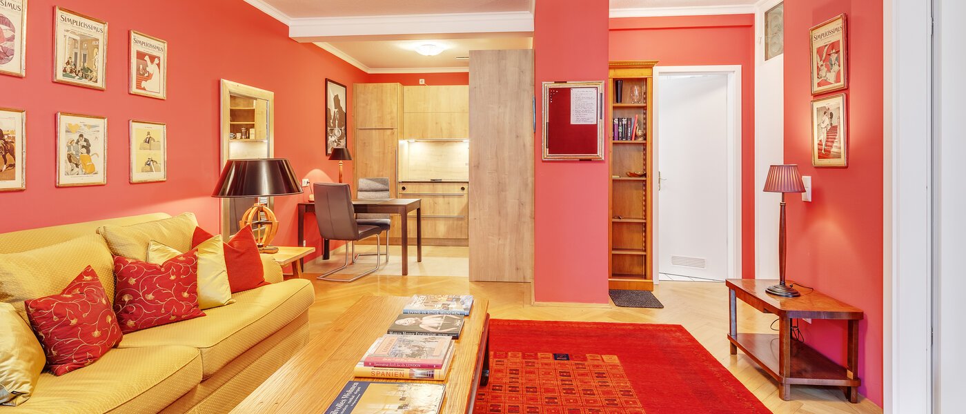 apartamento München Maxvorstadt 02 zona de día  12472