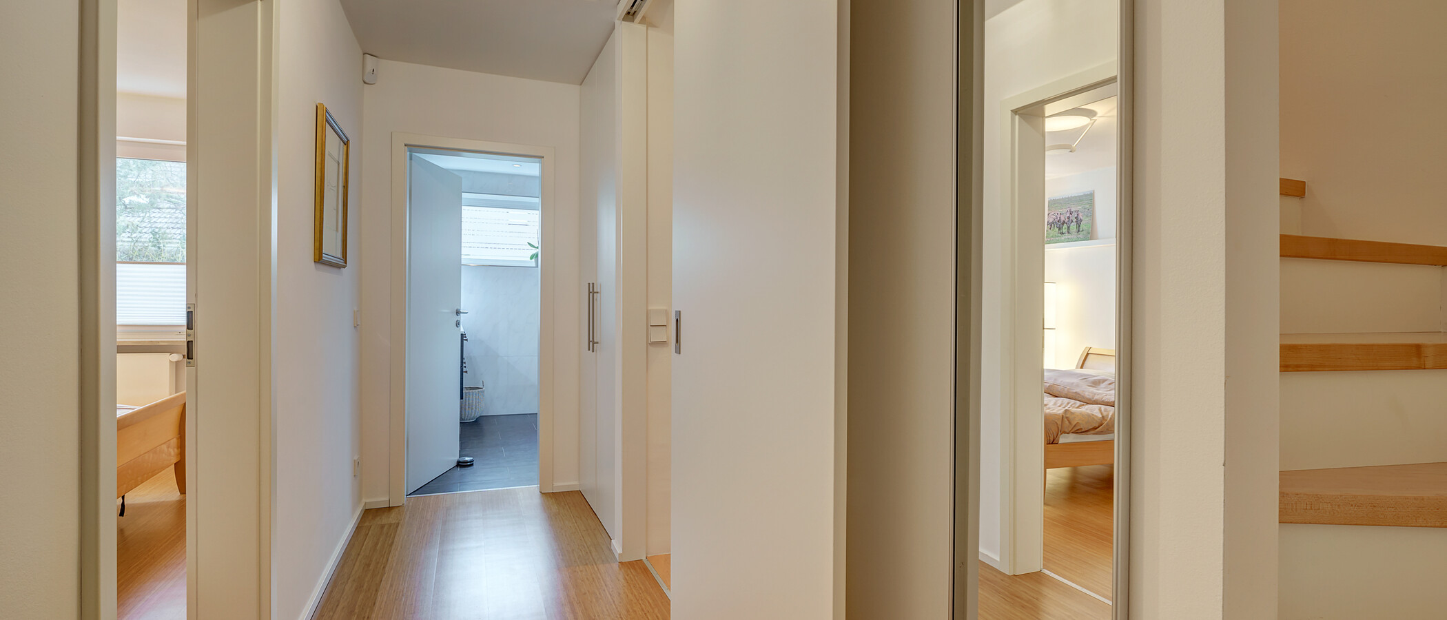 chalet adosado en el medio Baldham Vaterstetten 03 pasillo 12473
