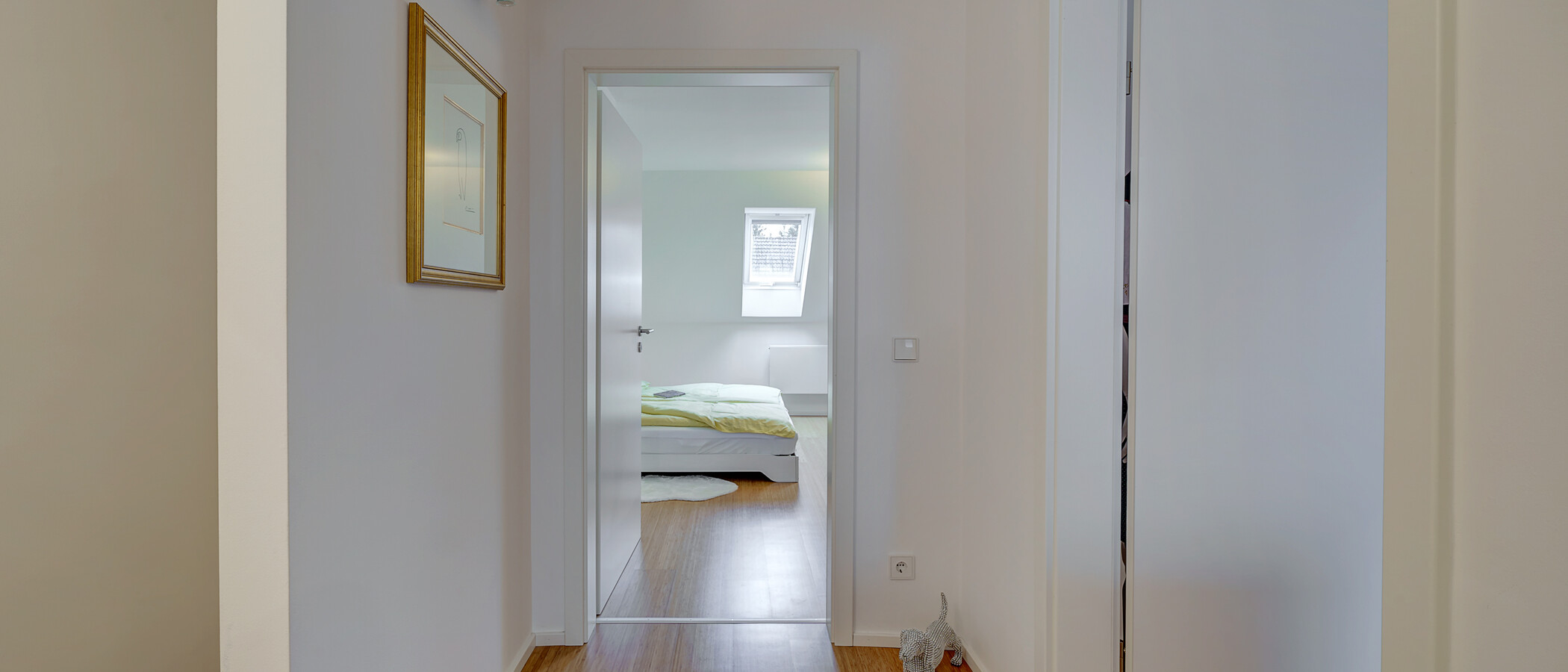 chalet adosado en el medio Baldham Vaterstetten 06 pasillo 12473