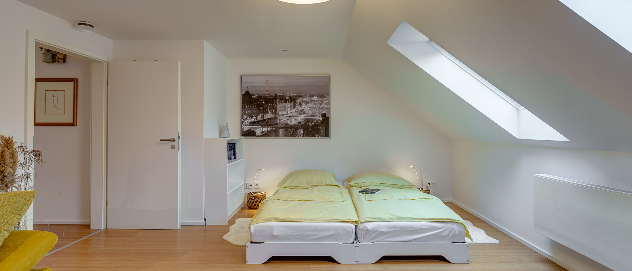 chalet adosado en el medio Baldham Vaterstetten 01 2. dormitorio 12473