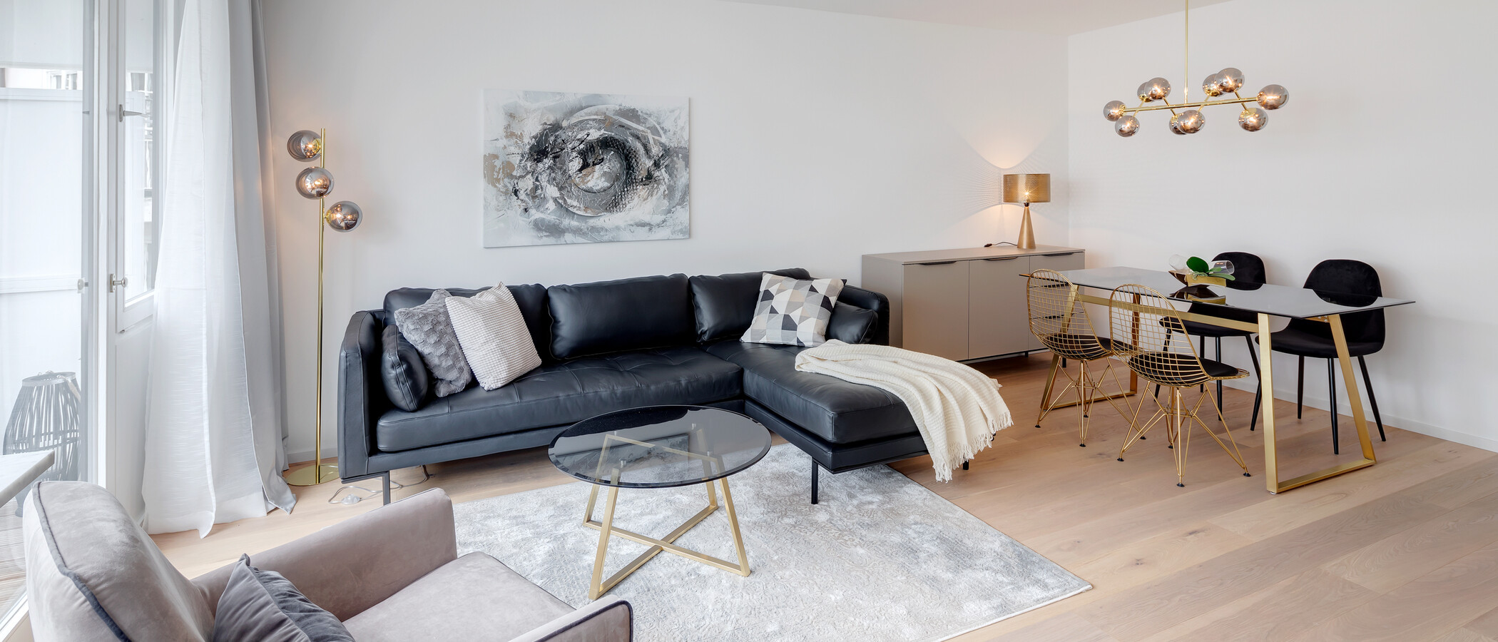 apartamento München Sendling 02 zona de día  12477